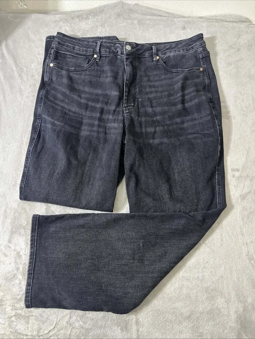 Judy Blue Straight Leg Jeans Women’s 22W Dark Wash High Rise Stretch Plus